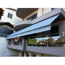 τεντες με βραχιονα περιστερι