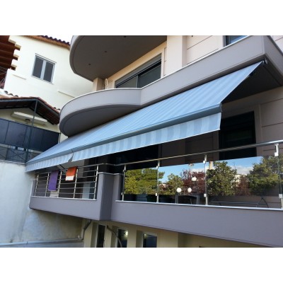 τεντες με βραχιονα περιστερι