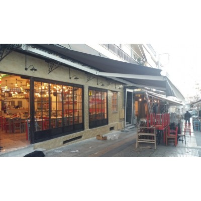 τεντες με βραχιονα υπερβαρεως τυπου