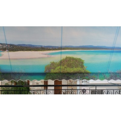 τεντοπανα με τοπια μαρλον